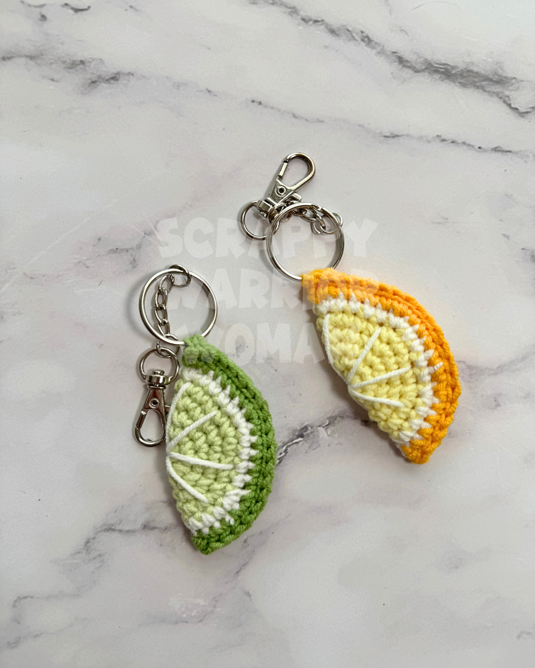 Crochet Citrus Bookmark & Keychain – 2-in-1 Pattern + Video Tutorial