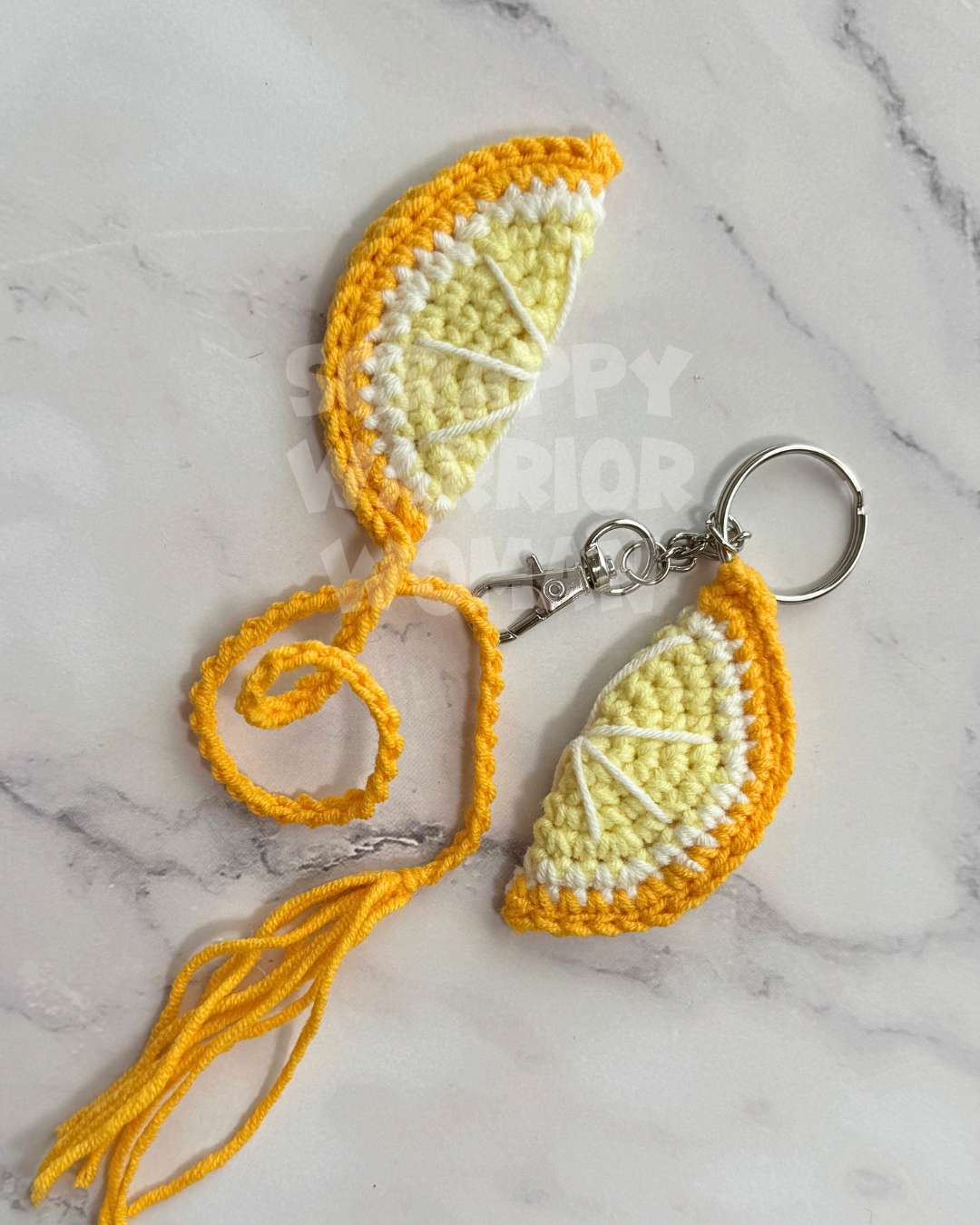 Crochet Citrus Bookmark & Keychain – 2-in-1 Pattern + Video Tutorial