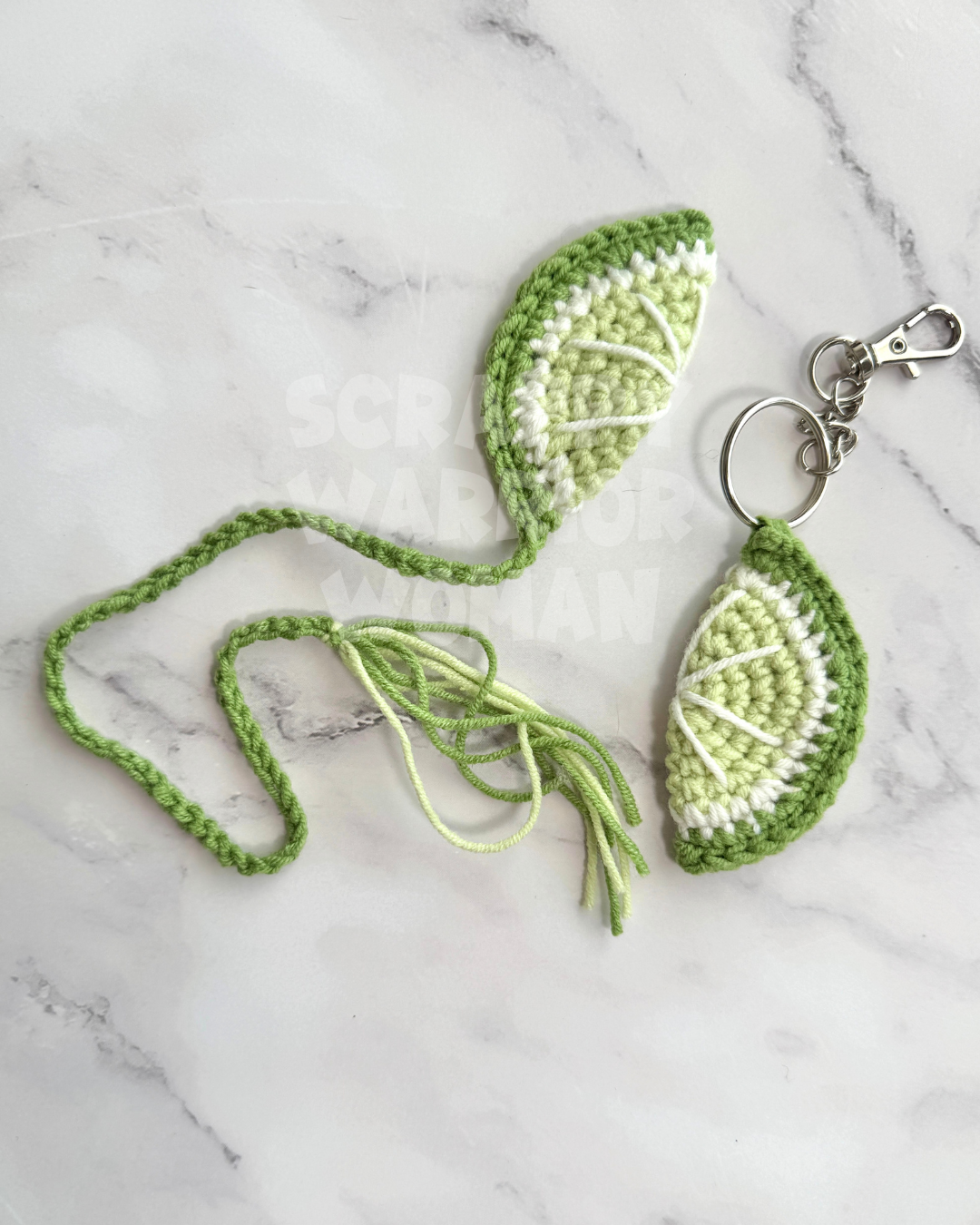 Crochet Citrus Bookmark & Keychain – 2-in-1 Pattern + Video Tutorial