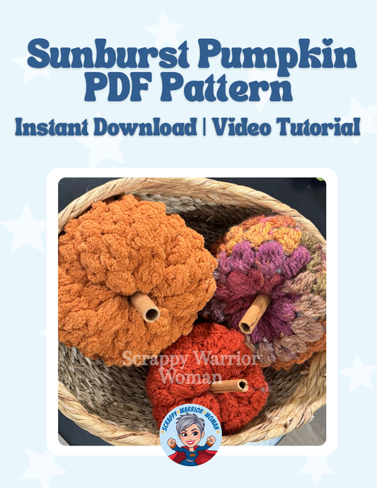 Sunburst Pumpkin Crochet Pattern